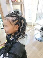 ロカット サロン(Roquat Salon) キッズコーンロウアレンジ【ヘアアレンジ 立川/立川南/八王子】