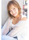 sungoose　ショートボブニュアンスカラーセンターパート