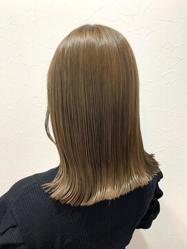 シエル 立川店(CIEL) 《CIEL由井》1ブリーチ×ミルクティーベージュ