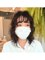 アクセヘアー 町田(acce hair)&nbsp;ミディアムレイヤーウェーブパーマ
