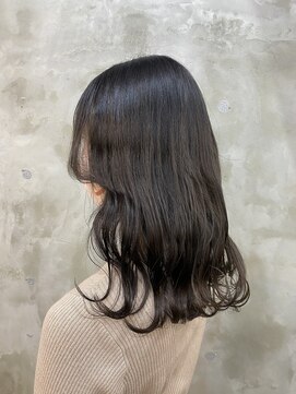 エトネ ヘアーサロン 仙台駅前(eTONe hair salon) こっくりブラウン×波巻きスタイル