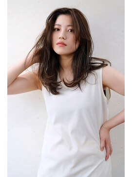 ロウ 吉祥寺(ROW) ◎20代30代40代◇外ハネミディアムミルクティアッシュ♪