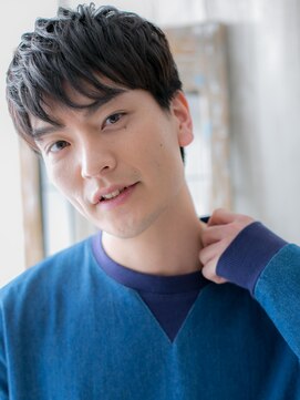 モッズヘアメン 札幌月寒店(mod's hair men) 好感度大◎爽やかビジカジくせ毛風春パーマショートj札幌月寒