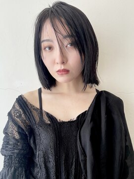 ココ 原宿(KOKO) #大人ガーリー#ダークアッシュ#ミディアムレイヤーカット