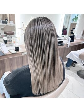 アッシュ 大宮店(Ash) 髪質改善バレイヤージュ ミルクベージュ