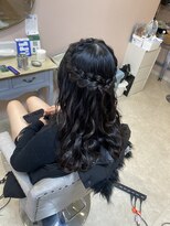 プーペ(pupe)&nbsp;編み込みハーフ