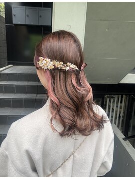 アクト(ACT) 大人気ハーフツイン/結婚式ヘア/パーティーヘア