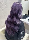 20代30代大人可愛い艶感ラベンダーパープル
