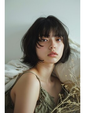 ラナ 新宿(lana) ボブウルフ/レイヤーカット/シースルーバング【lana hair 新宿】