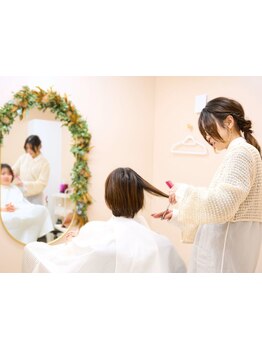 【個室×女性専用】エイジングケアが基準の薬剤とメニューでお客様のヘアケアをお手伝いさせて下さい！