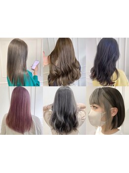 【南森町】お手頃価格で魅力引き出せるクーポン多数ご用意★ダブル/インナーカラー,ハイライトも◎