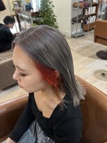 ルーツ(ROOTS)&nbsp;グレージュ×インナーオレンジ