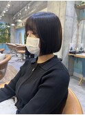 ミニウルフレイヤーカット顔周り前髪韓国ショートボブ/大宮
