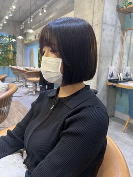 ロンドフルール 大宮東口(Lond fleur) ミニウルフレイヤーカット顔周り前髪韓国ショートボブ/大宮