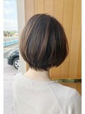 首周りスッキリ◇ひし形ショートボブ◇