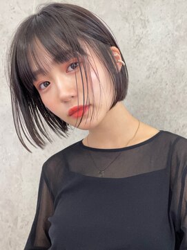 サンク 原宿 表参道(cinq) 綺麗な丸みが人気のミニボブスタイル