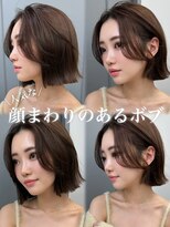 プラチナ(PLATINA)&nbsp;くびれボブ韓国ヘア顔まわり