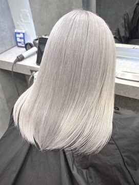 いろあそび 八王子 【ハイトーンカラー】ホワイトシルバー