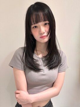 ヨーク(YOKE) 【YOKE】オリーブグレージュアッシュベージュレイヤーカット