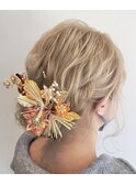 結婚式ヘアセット