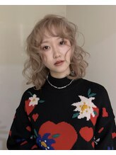 みんな大好きミルクティーカラーもお手の物♪ 【大宮/ブリーチ/リタッチ/ケアブリーチ/ハイブリーチ/学割】