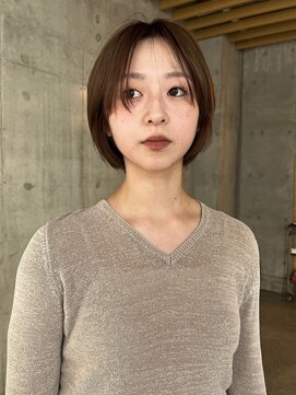 ケイトミラー(KATE Mirror) ニュアンスカラー/ブラウン／ボブ