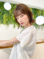 ヌリ 錦糸町(NuRI)&nbsp;★大人ガーリーチョコレート小顔カット外ハネボブモード髪質改善