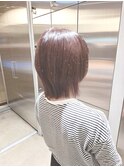 透明感冬カラー◎レイヤーボブ×韓国風くびれ