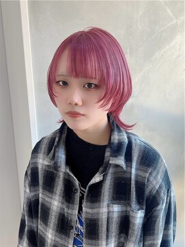 ペールピンクウルフレイヤー【京都駅/siun/JUNKI】