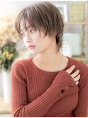 韓国風透明感カラーハイレイヤーウルフショートh4浦和30代40代