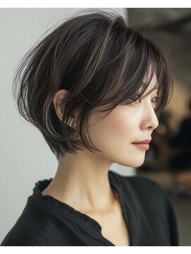 シカタリト 鎌倉(CICATA LiTo) 小顔ショート#ショート#白髪ぼかし#ボブ#30代#40代