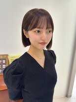 ハッチ(HACCH)&nbsp;前髪あり大人ミニボブ20代30代40代　HACCH
