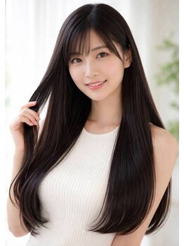 ビーワンヘアー 藤井寺 土師ノ里(B1hair)の写真/厳選した薬剤でダメージの少ない憧れのストレートヘアに♪