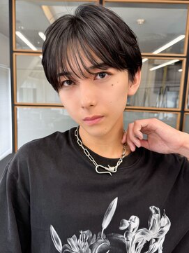 スタートウキョウ 渋谷駅(STAR TOKYO) メンズ縮毛矯正黒髪ショート◆扱いやすい清潔感