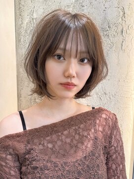 ハーツ 熊本(hearts.) 大人上品で柔らかな艶髪×ショートレイヤーボブ
