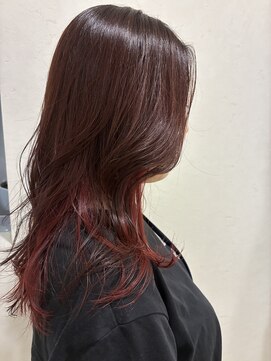 ヘアースペースブルーム リアン 岡町店(HAIR SPACE BLOOM Lien) 暖色＋インナーカラー