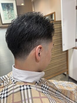 カットクルーオアシス 重信店の写真/フェードカットお任せください！骨格に合わせた似合わせスタイルをご提案！