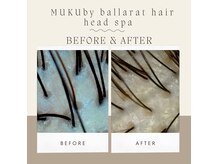 ムク バイ バララット ヘアー(MUKU by ballarat hair)の雰囲気（【ヘッドスパbefore→after】頭皮から美髪は導きます）