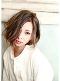 【奈良/inni hair】外国人風カラー　ボブ　