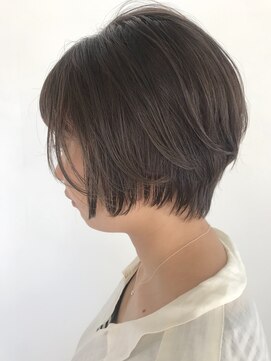 ネス(ness) [RIMMA] 馬場 俊幸:丸みショート／グレージュ  ／大人可愛い