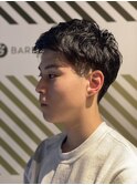大人のメンズパーマ【バーバーバー 八広】
