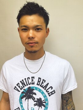 ネオリーブアイム 横浜西口店(Neolive aim) 横浜のかき上げツーブロックビジネス七三オールバックコンマヘア