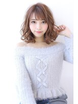 オーロ 宝塚店(ORO)&nbsp;オリーブカラーハイライトカラー小顔セミウェットウェーブ