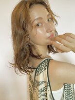 【PARK】ニュアンスカール×鎖骨ミディ