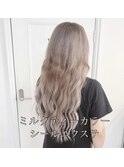 ☆ミルクティーカラー+シールエクステ☆