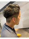 フェード風刈り上げショートスタイル