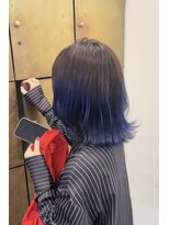 ヘアーアイスカルテット(HAIR ICI QUARTET)&nbsp;10代20代30代大人かわいい韓国風ブルーブラックヨシンモリヘア