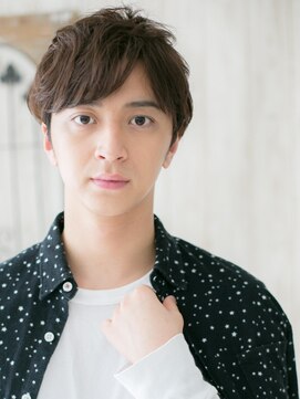 モッズヘア メン 上尾東口店(mod's hair men) 流行りのグレージュアッシュ斜めバングビジカジショートU上尾