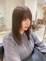 リーシュ(Re:sh)&nbsp;姫カット/レイヤー／オリーブグレージュ