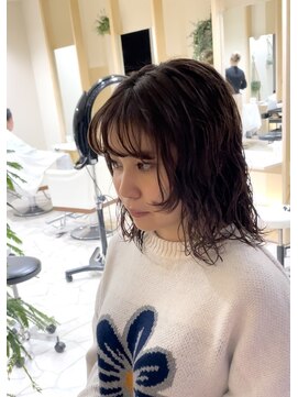 シアン 栄店(CYAN.) ウルフ×緩めパーマ